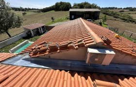 Gouttière encaissée enduit zinc sur mesure à Albi 81000