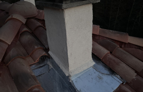 Abergement cheminée en zinc à Burlats 81100